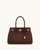 Miley Belt Embellished Tote Bag - Brown sold by JW PEI