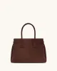 Miley Belt Embellished Tote Bag - Brown sold by JW PEI