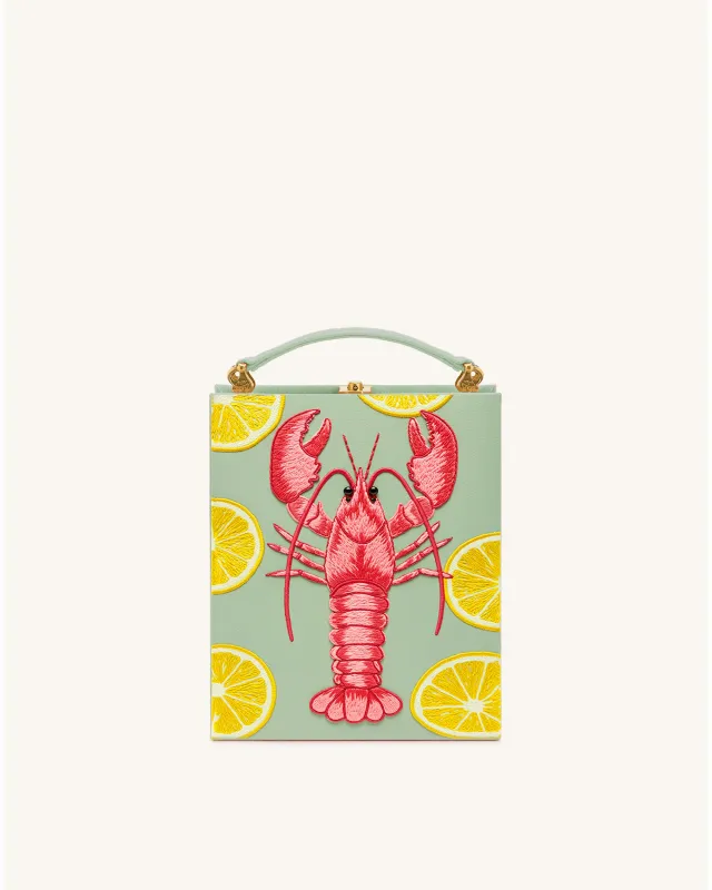Nevaeh  Lobster Box Clutch - Green sold by JW PEI