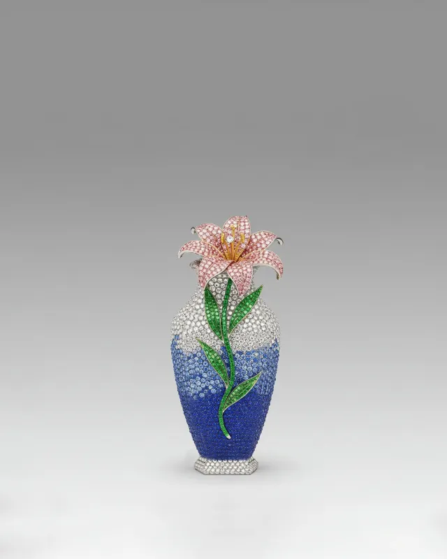 Lily Flower Vase Clutch - Multicolor sold by JW PEI