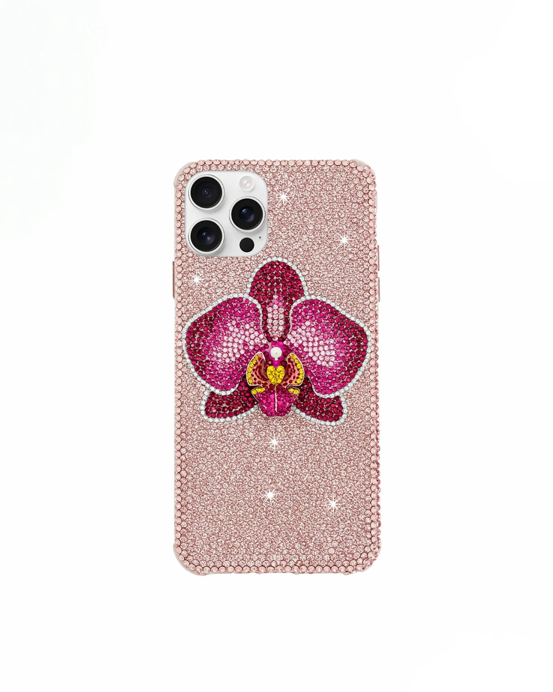 Orchid Flower iPhone Case - Multicolor Pink sold by JW PEI