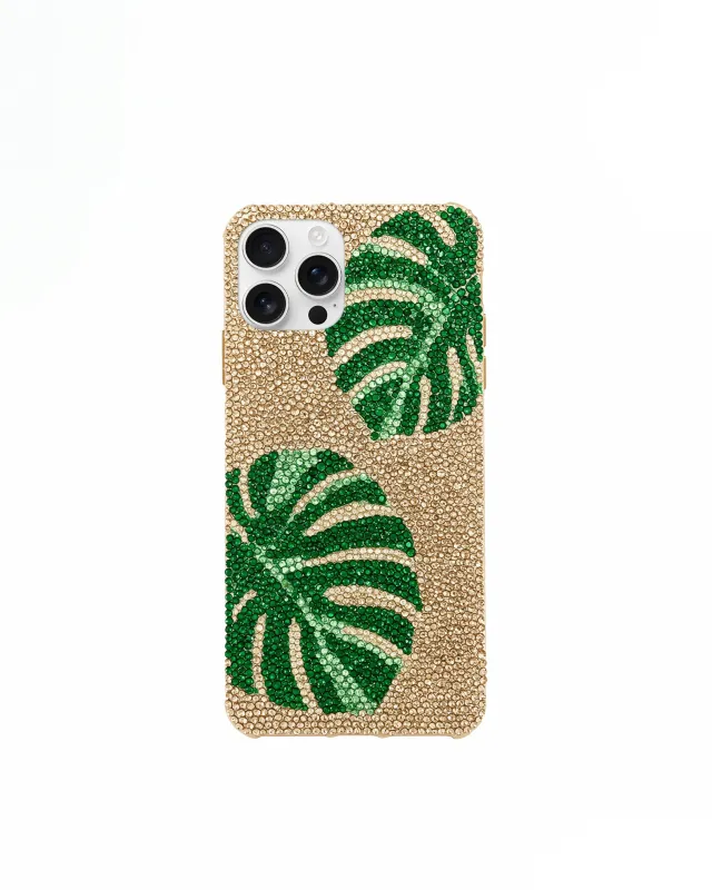 Leaves iPhone Case - Green/Beige sold by JW PEI