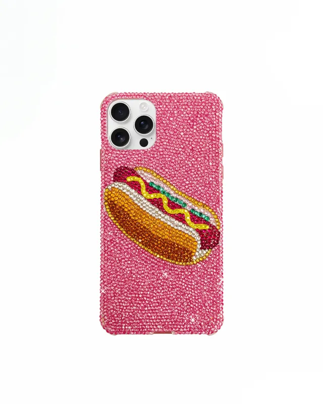 Hot Dog iPhone Case - Multicolor Pink sold by JW PEI