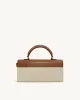 Keyla Top Handbag - Brown Canvas sold by JW PEI