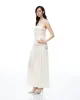Galadriel 3D Floral Sequin Maxi Dress - White sold by JW PEI