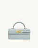 Keyla Weave Texture Top Handle Bag - Blue sold by JW PEI