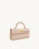 Keyla Weave Texture Top Handle Bag - Pink sold by JW PEI
