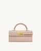 Keyla Weave Texture Top Handle Bag - Pink sold by JW PEI