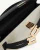 Bria Structured Top Handle Bag - Black Canvas sold by JW PEI