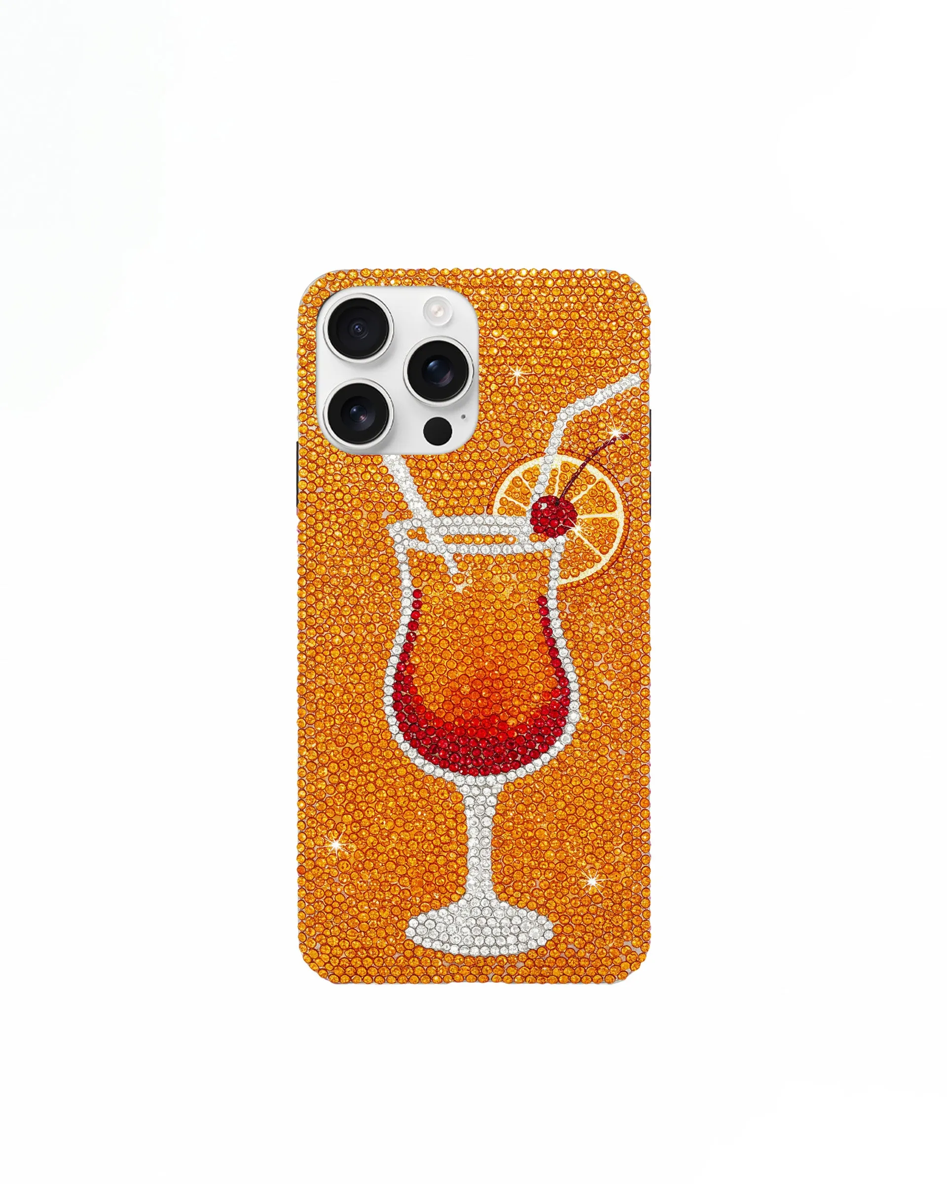 Cocktail Pattern Phone Case - Orange/Red sold by JW PEI