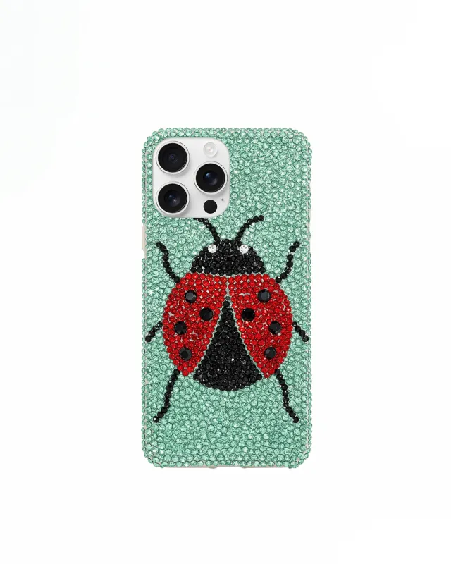 Ladybug Pattern Phone Case - Green/Red sold by JW PEI