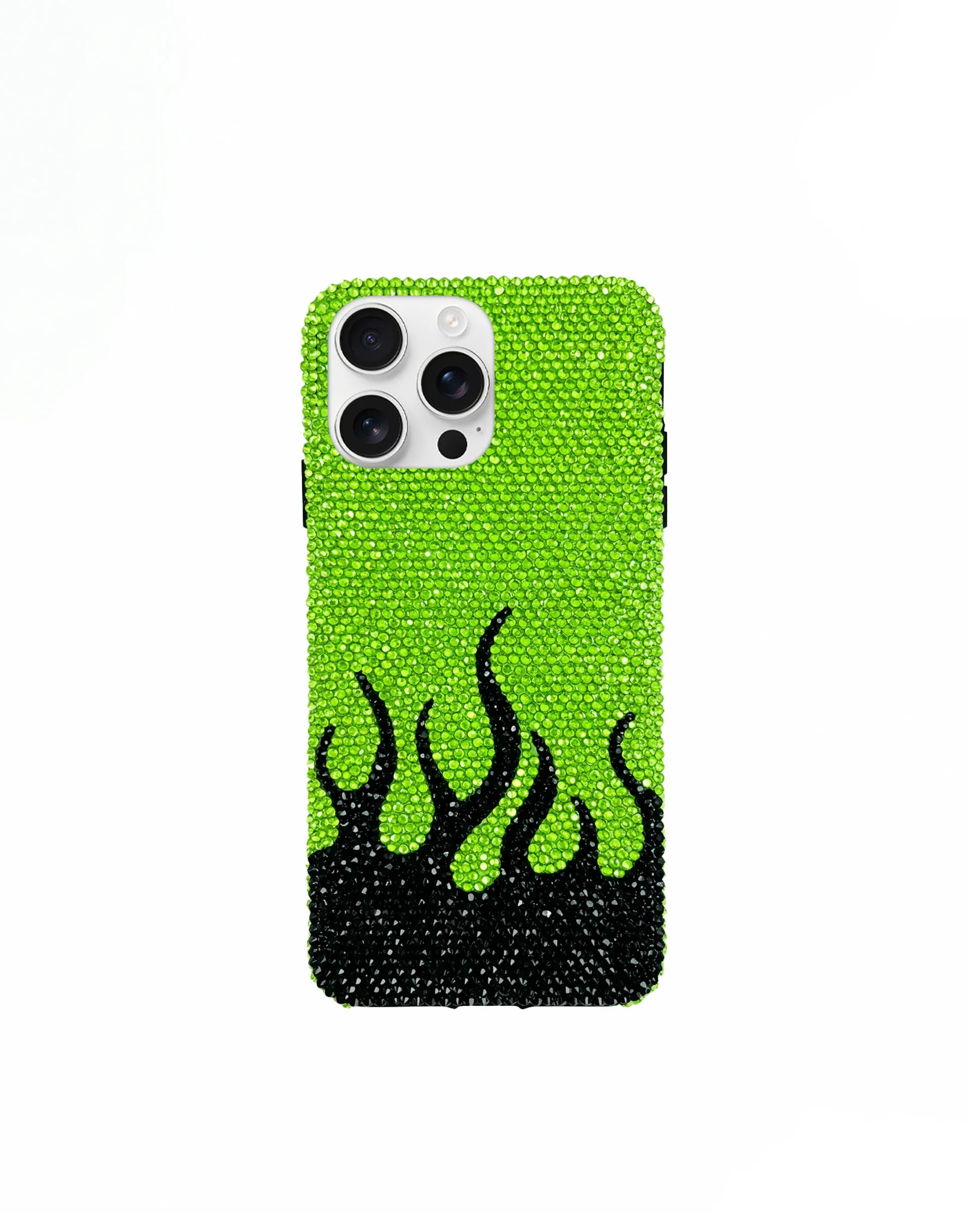 Flame Pattern Phone Case - Green/Black sold by JW PEI
