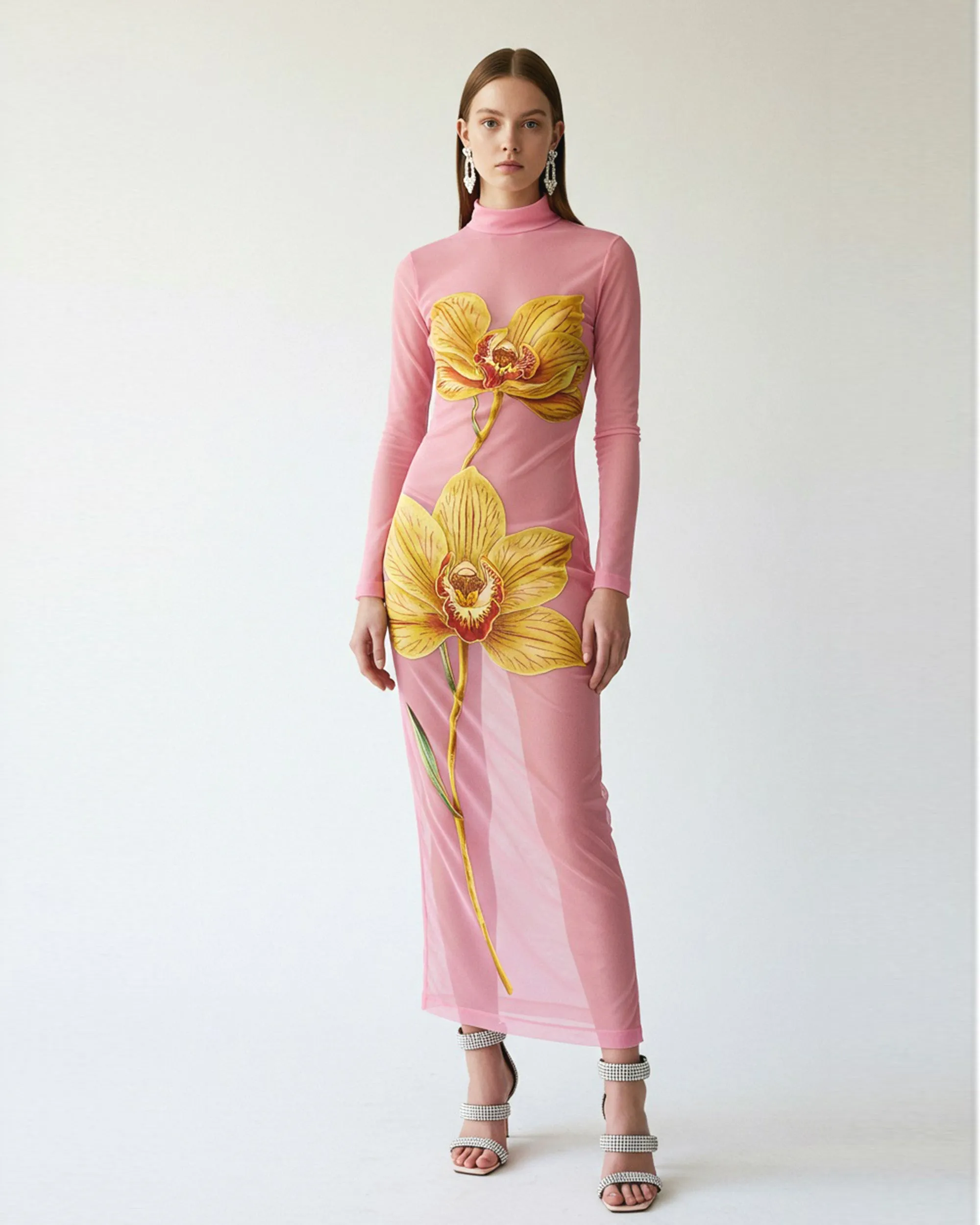 Floral Printed Dress - Pink sold by JW PEI