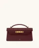 Noor Top Handle Bag - Deep Burgundy sold by JW PEI