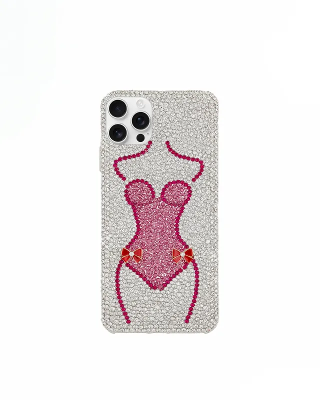 Swimsuit Crystal Phone Case - Multicolor Silver sold by JW PEI