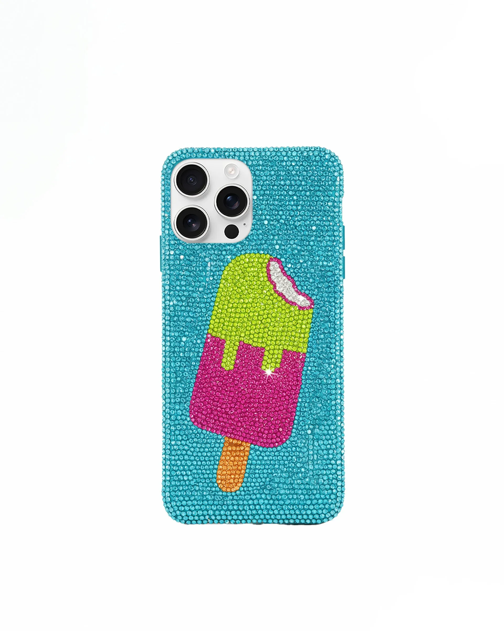 Popsicle Rhinestone Phone Case – Blue sold by JW PEI