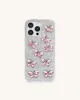 Butterfly Rhinestone Phone Case - White sold by JW PEI