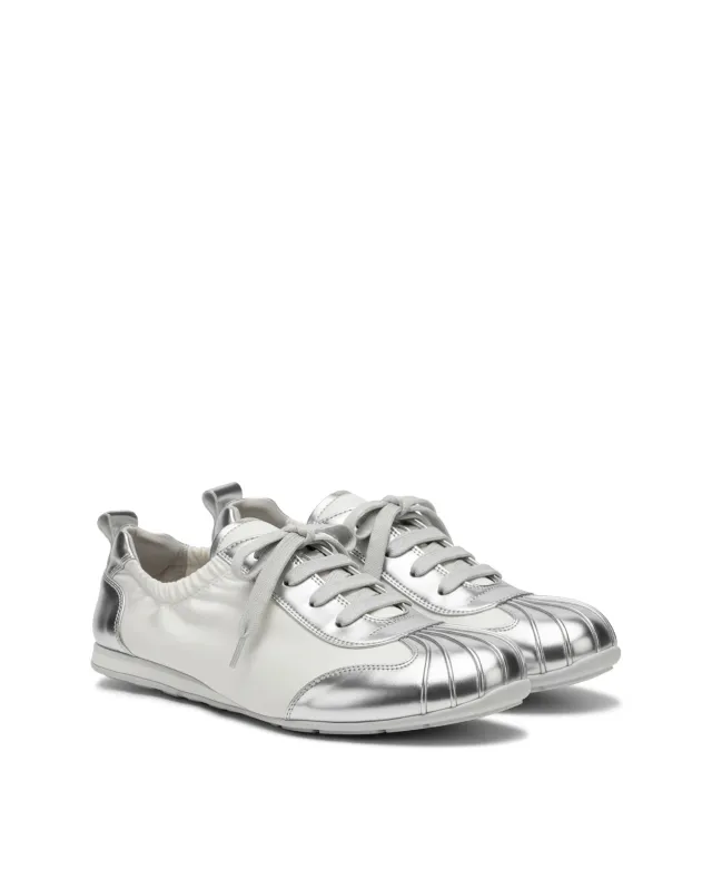 Tessa Metallic Sneakers – Silver sold by JW PEI