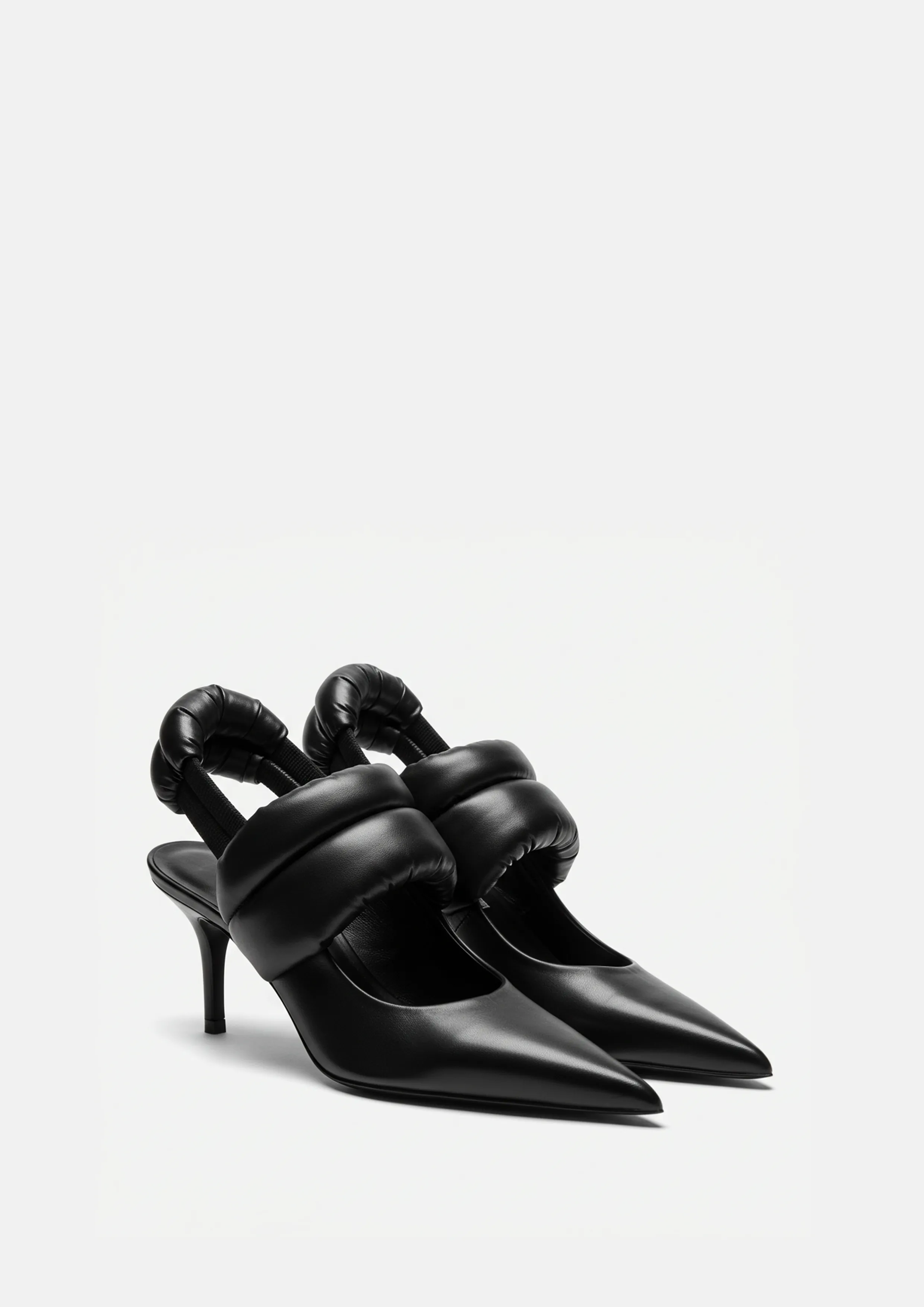 Ariana Padded Slingback Pumps – Black sold by JW PEI