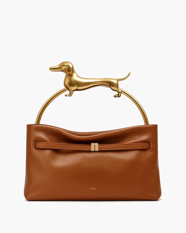 Mya Dog Top Handle Bag - Brown sold by JW PEI