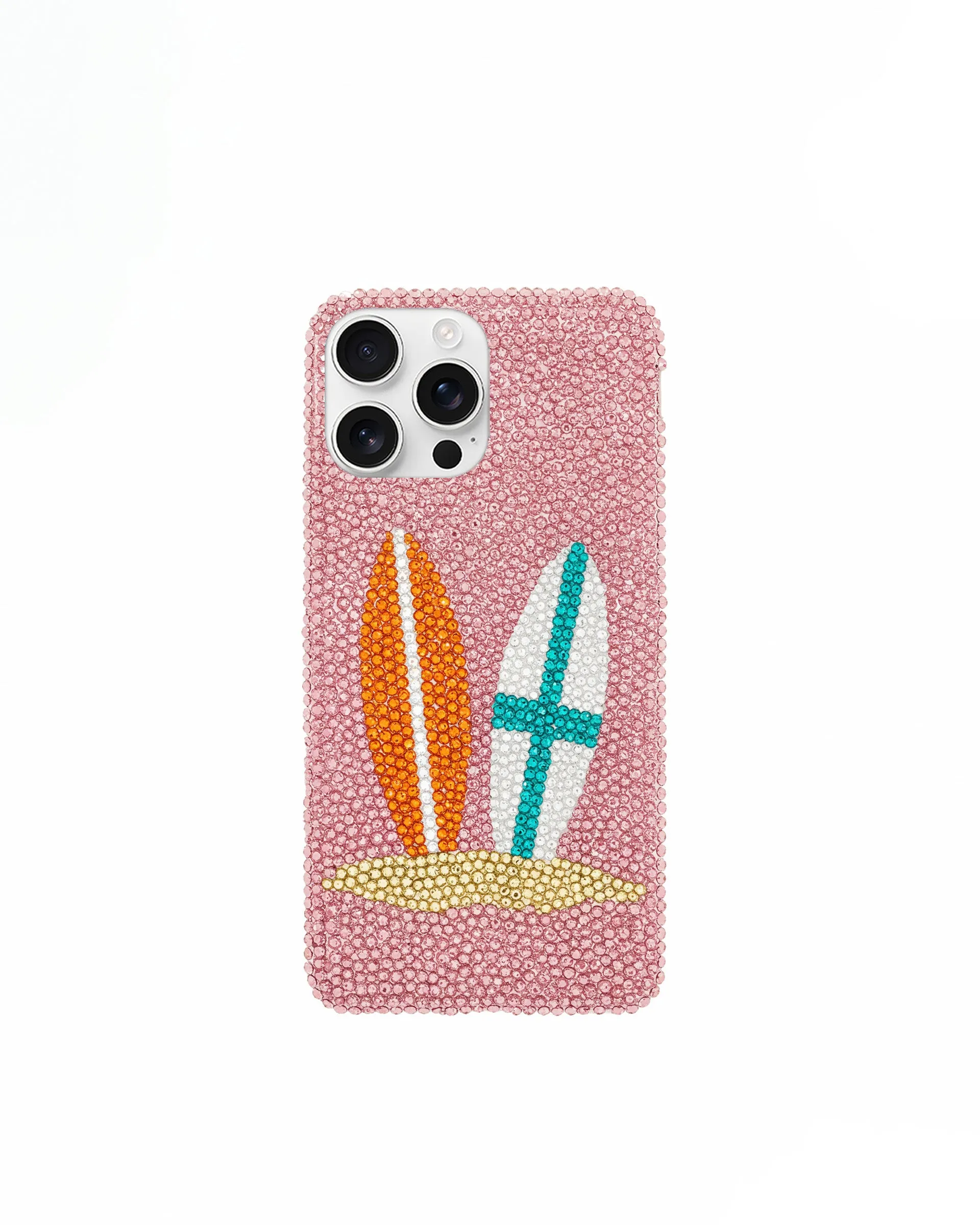 Surfboard Crystal Phone Case – Pink sold by JW PEI