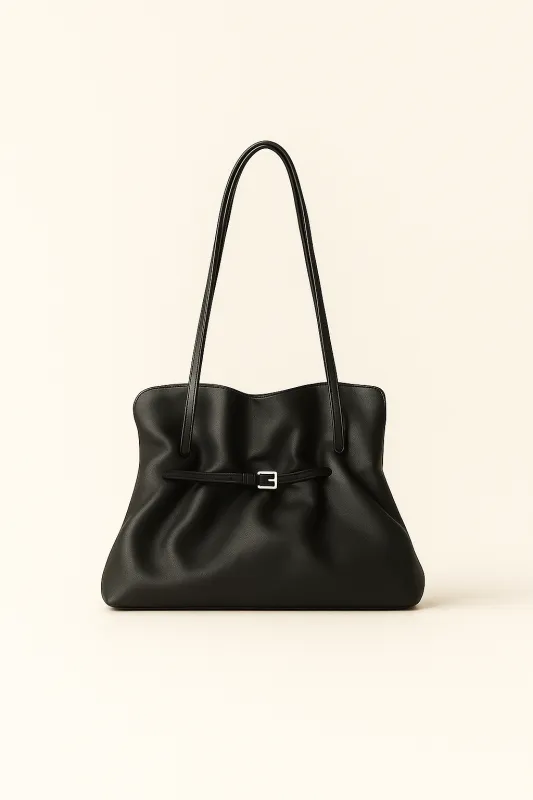 Gia Soft Black Shoulder Bag sold by JW PEI
