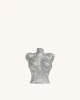 Kiara Faux Crystal Bust Clutch - Silver sold by JW PEI