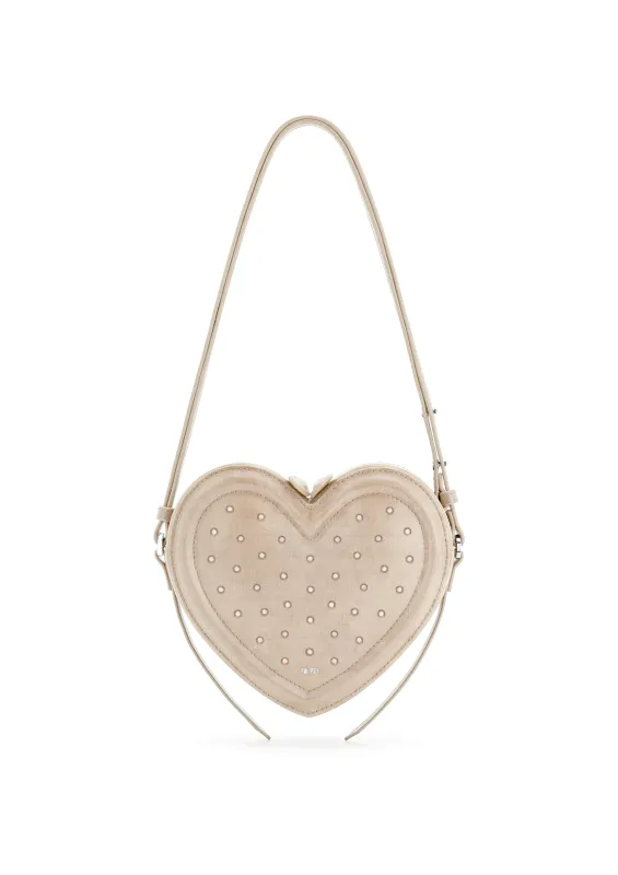 Arlene Artificial Crystal Heart Shaped Bag - Apricot sold by JW PEI