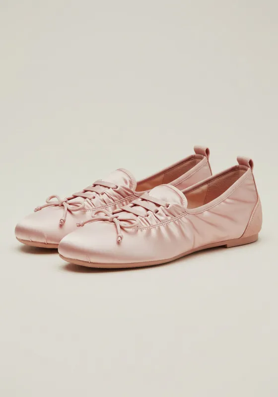 Lila Bow Flats – Pink sold by JW PEI