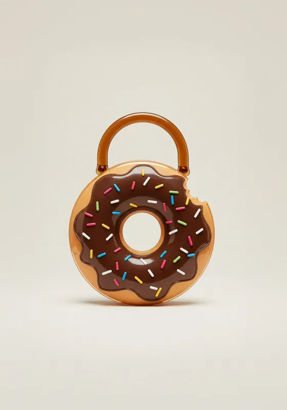 Donut Sprinkle Shaped Bag - Brown sold by JW PEI