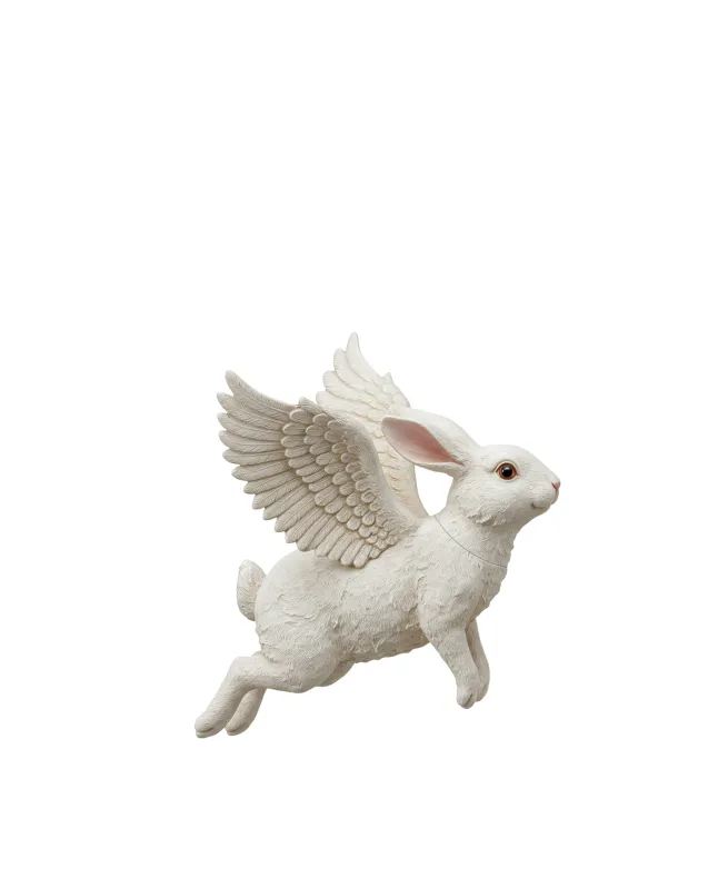 Ava Flying Bunny Shaped Bag - White sold by JW PEI