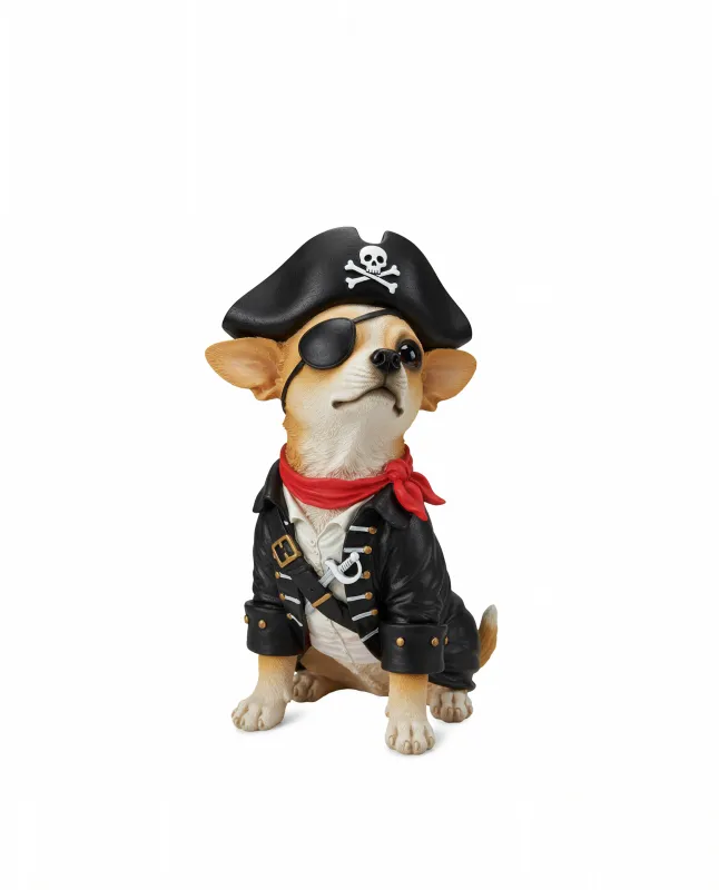 Nina Pirate Chihuahua Shaped Bag sold by JW PEI
