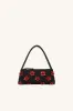 Floral Beaded Top Handle Bag - Black sold by JW PEI