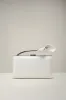 Lily Bloom Metal Handle Clutch - White sold by JW PEI