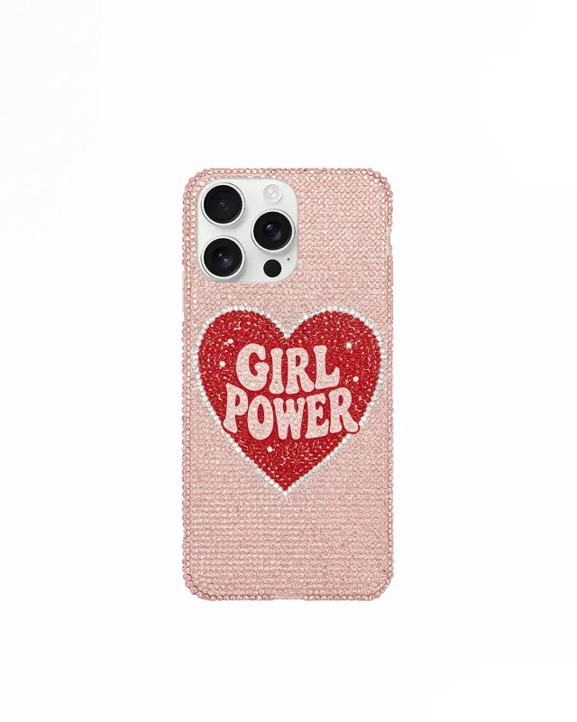 Girl Power Heart Phone Case – Pink sold by JW PEI