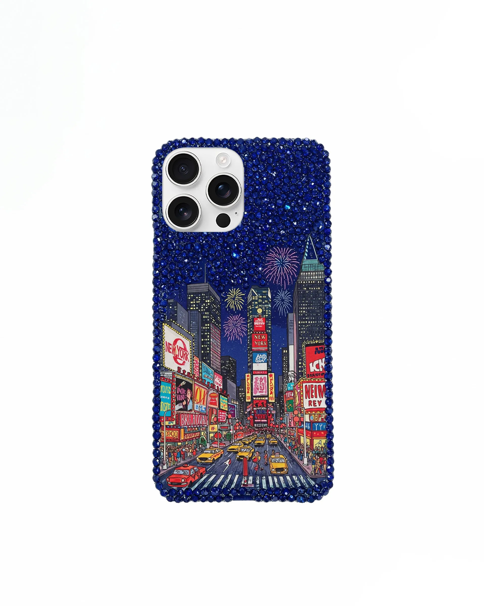 Times Square Night Phone Case – Blue sold by JW PEI