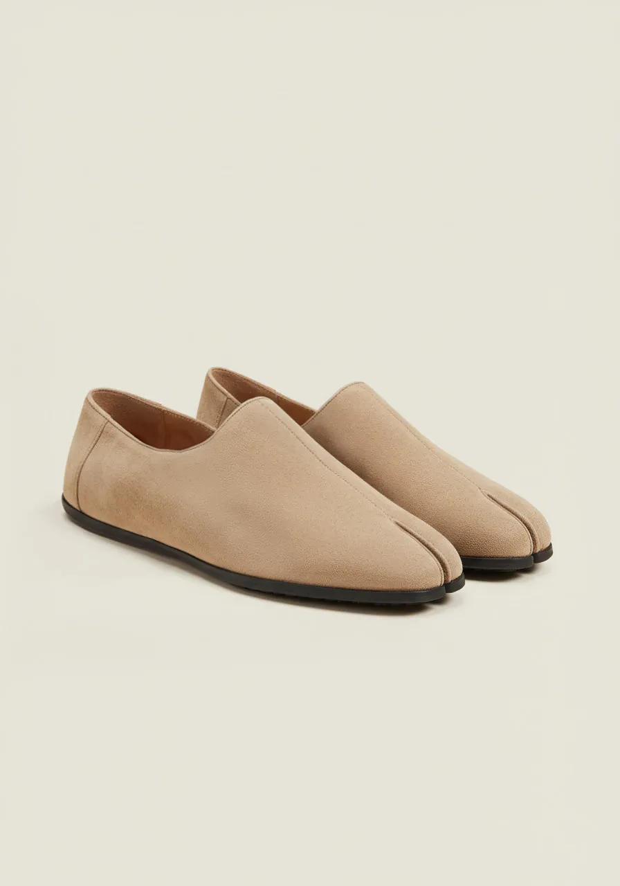 Nina Split-Toe Flats – Neutral sold by JW PEI