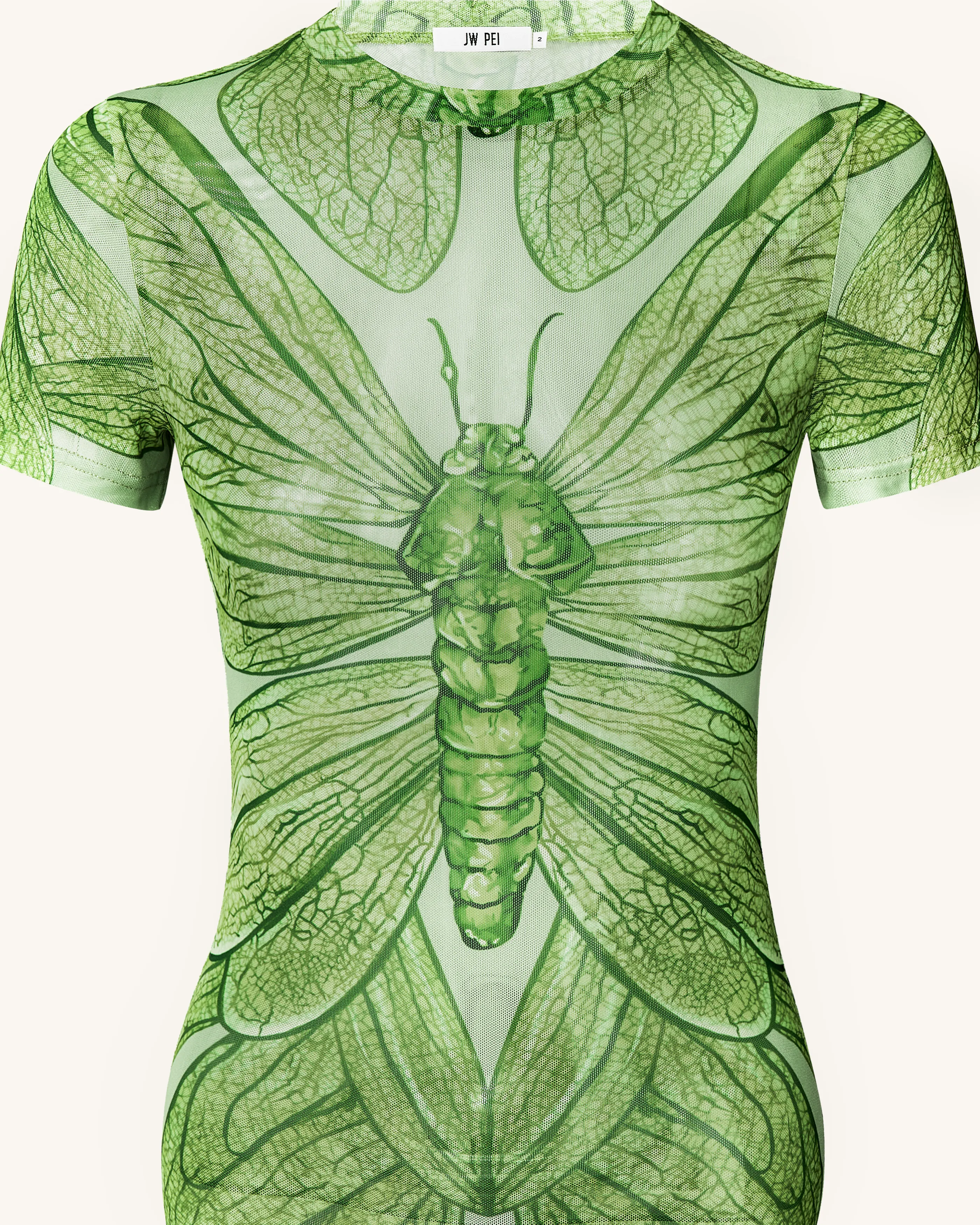 Dragonfly Shell Mini Dress - Green sold by JW PEI product image thumbnail 4