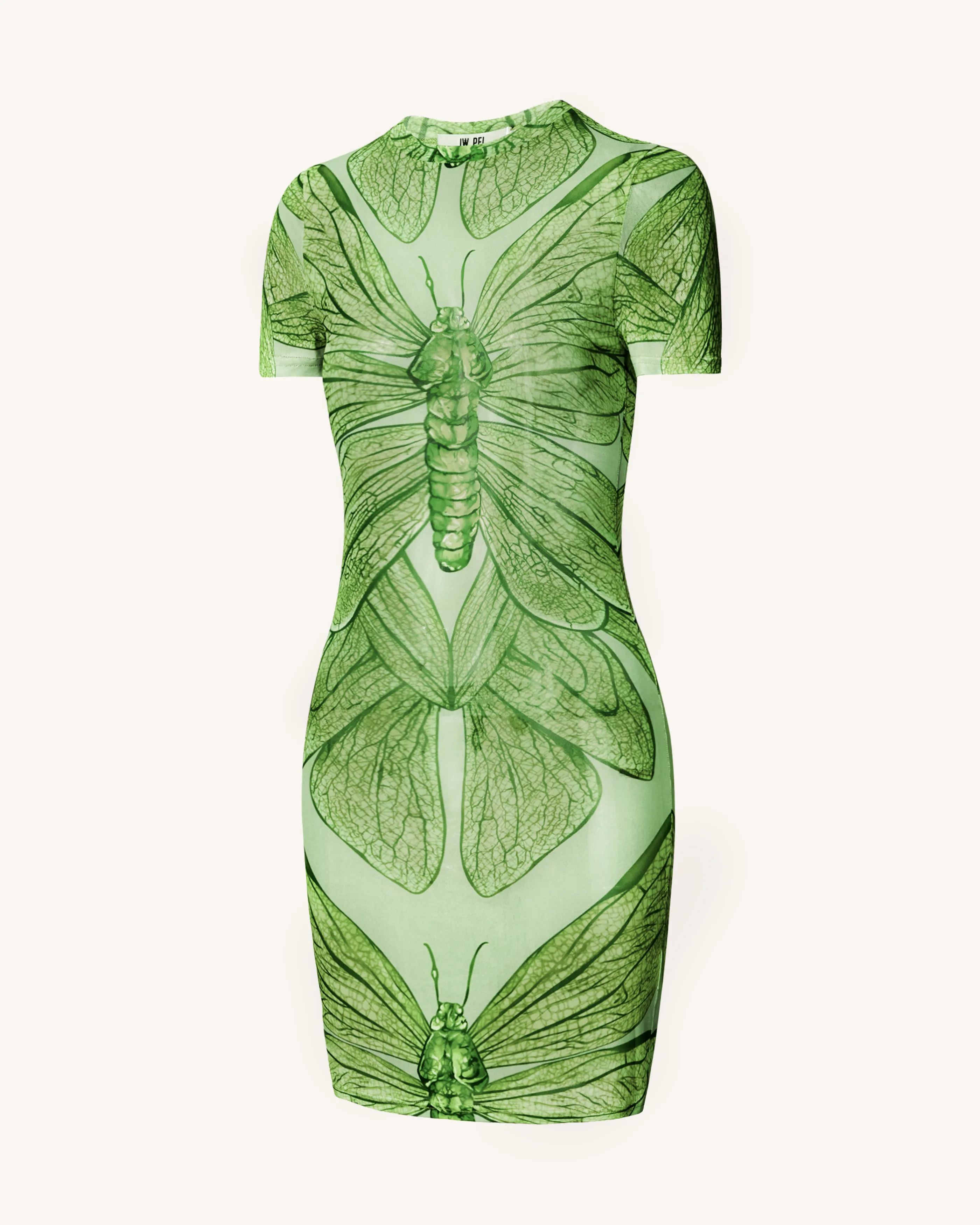 Dragonfly Shell Mini Dress - Green sold by JW PEI product image thumbnail 2