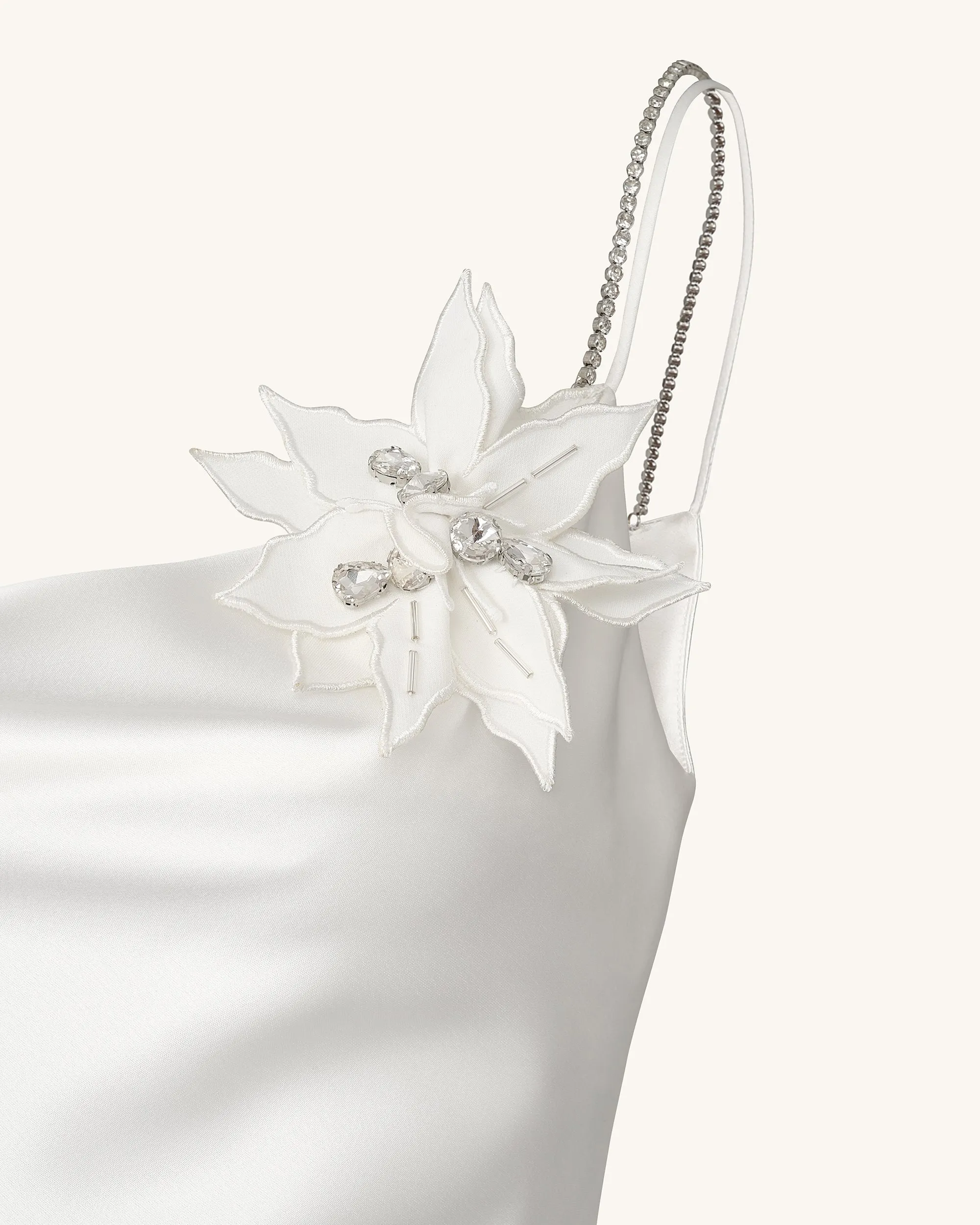 Crystal Flora Slip - White sold by JW PEI product image thumbnail 5