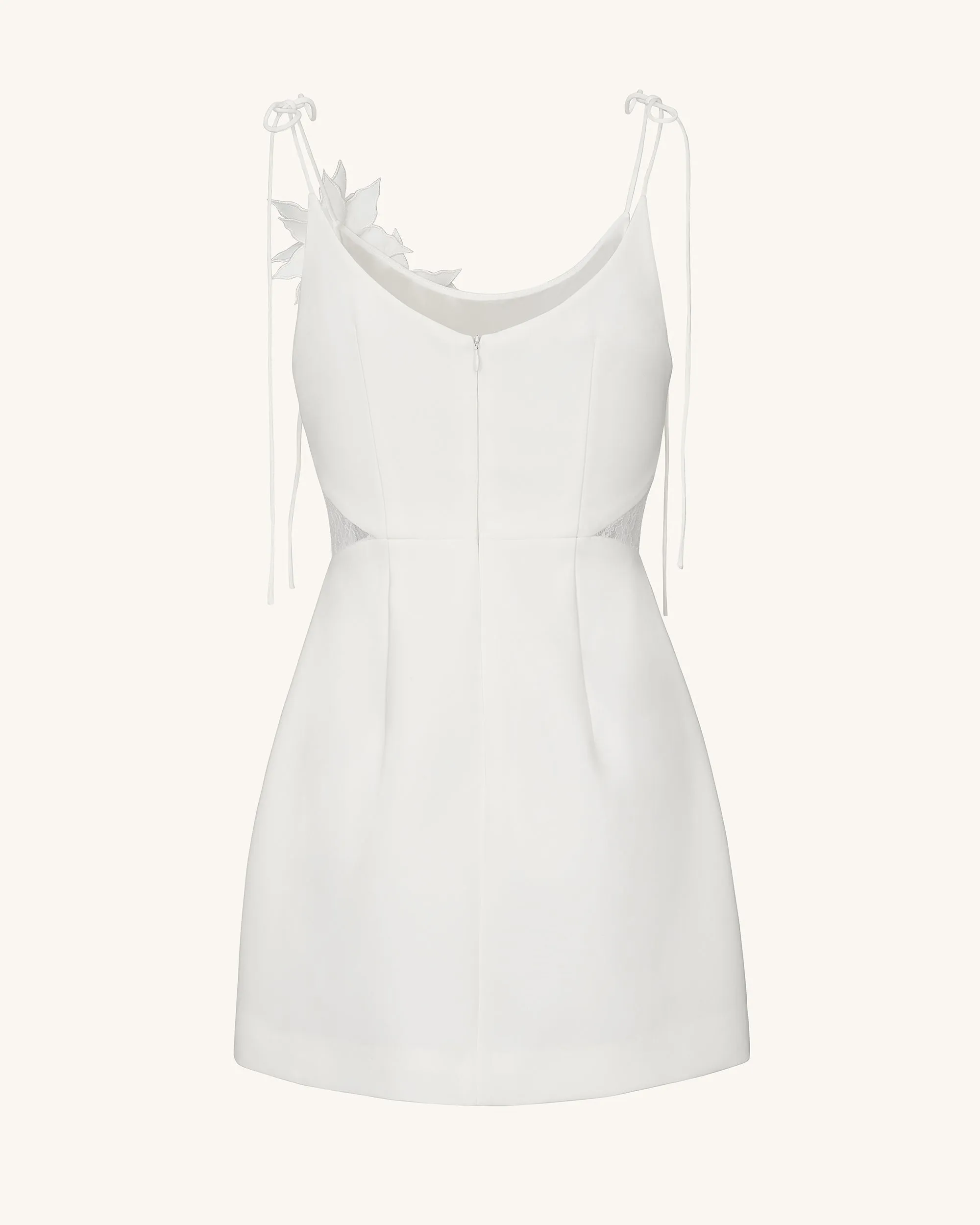 Floral Vine Tie Dress - White sold by JW PEI product image thumbnail 4