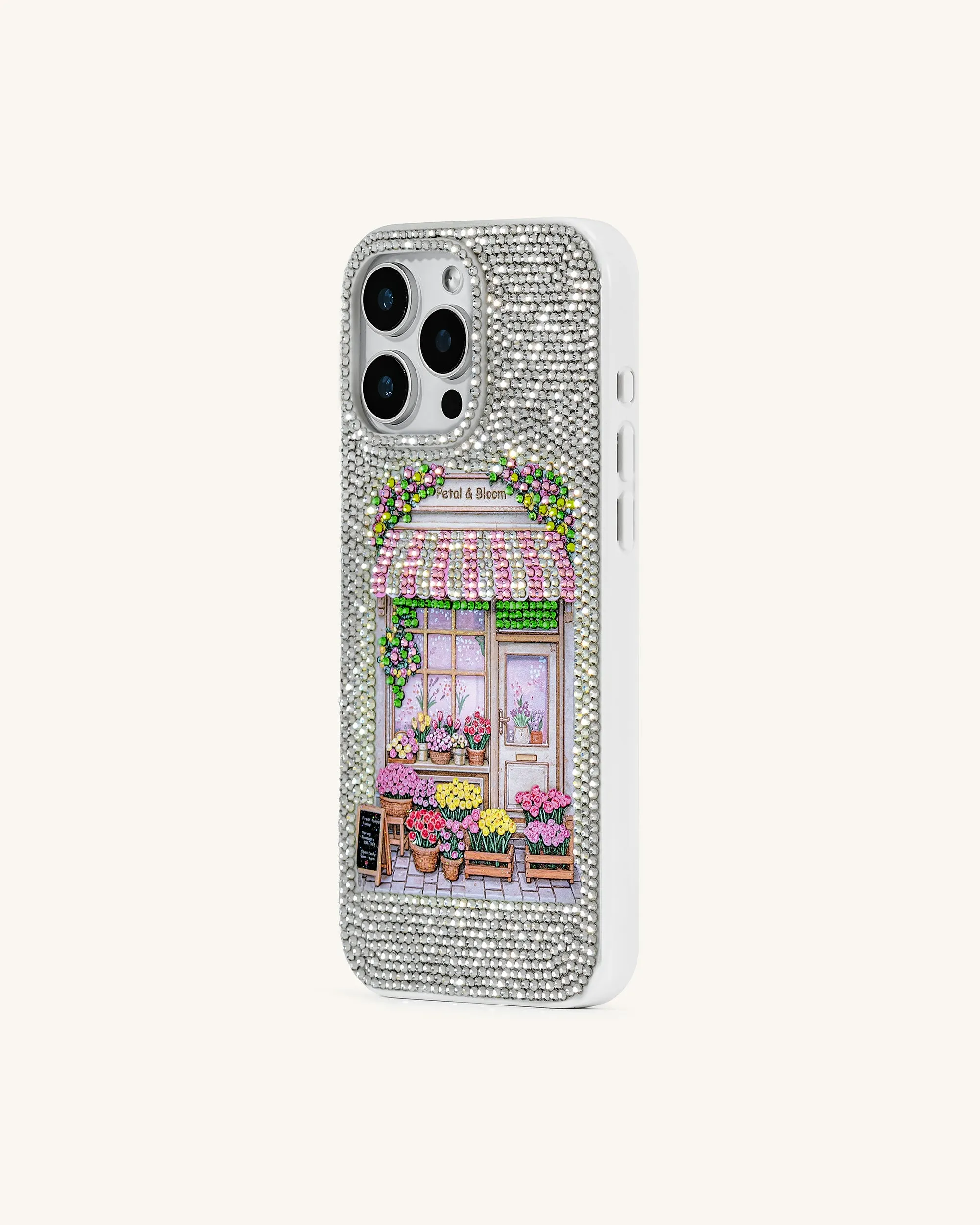 Ellie Floral Shoppe Phone Case - Multicolor White sold by JW PEI product image thumbnail 2