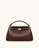 Carmen Top Handle Bag - Reddish Brown sold by JW PEI
