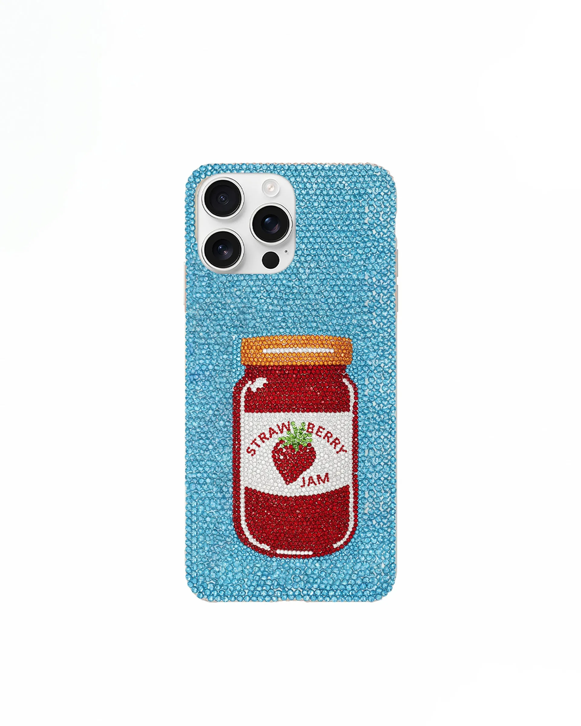 Strawberry Jam Jar Phone Case – Blue sold by JW PEI