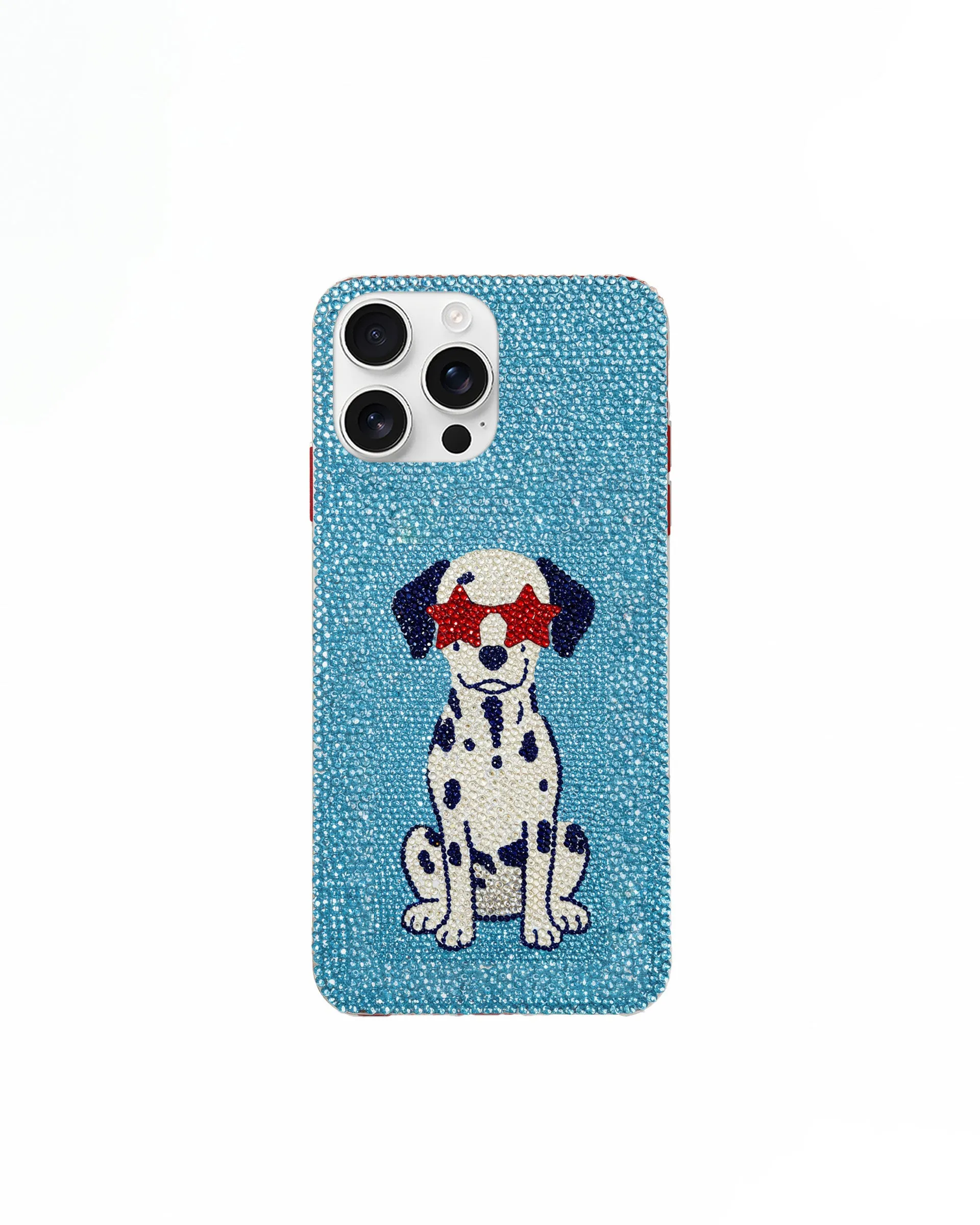 Dalmatian Artificial Crystal Phone Case – Blue sold by JW PEI