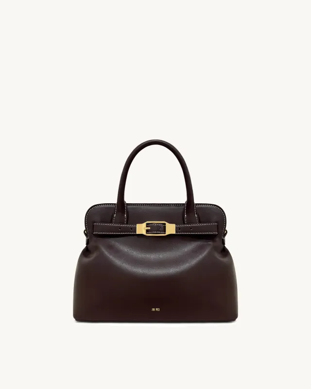 Mia Tote Bag - Dark Brown sold by JW PEI