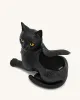 Hedy Black Cat Clutch - Black sold by JW PEI