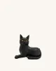 Hedy Black Cat Clutch - Black sold by JW PEI