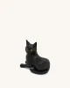 Hedy Black Cat Clutch - Black sold by JW PEI
