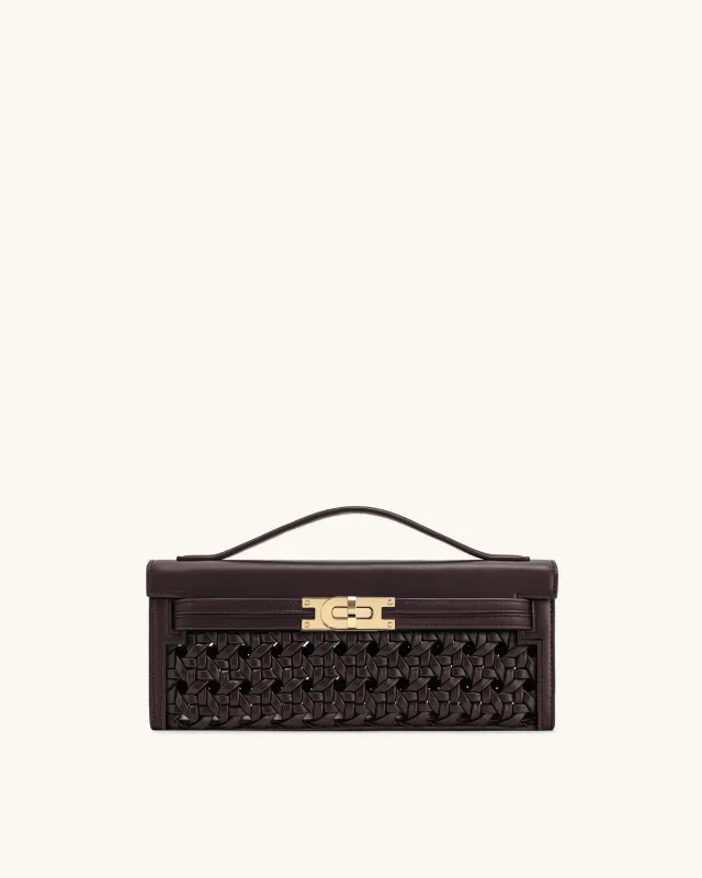 Bria Structured Top Handle Bag - Mocha Brown sold by JW PEI
